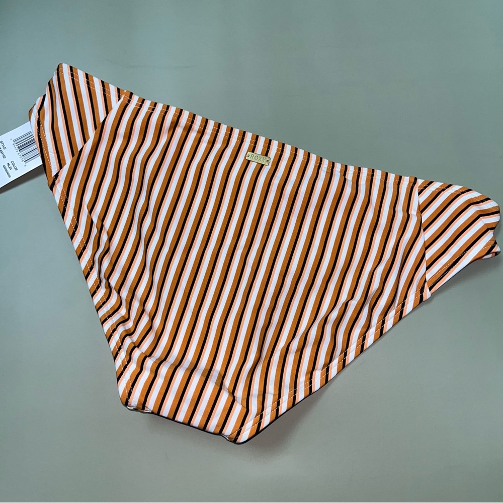 NWT Roxy Striped Bikini Bottoms
